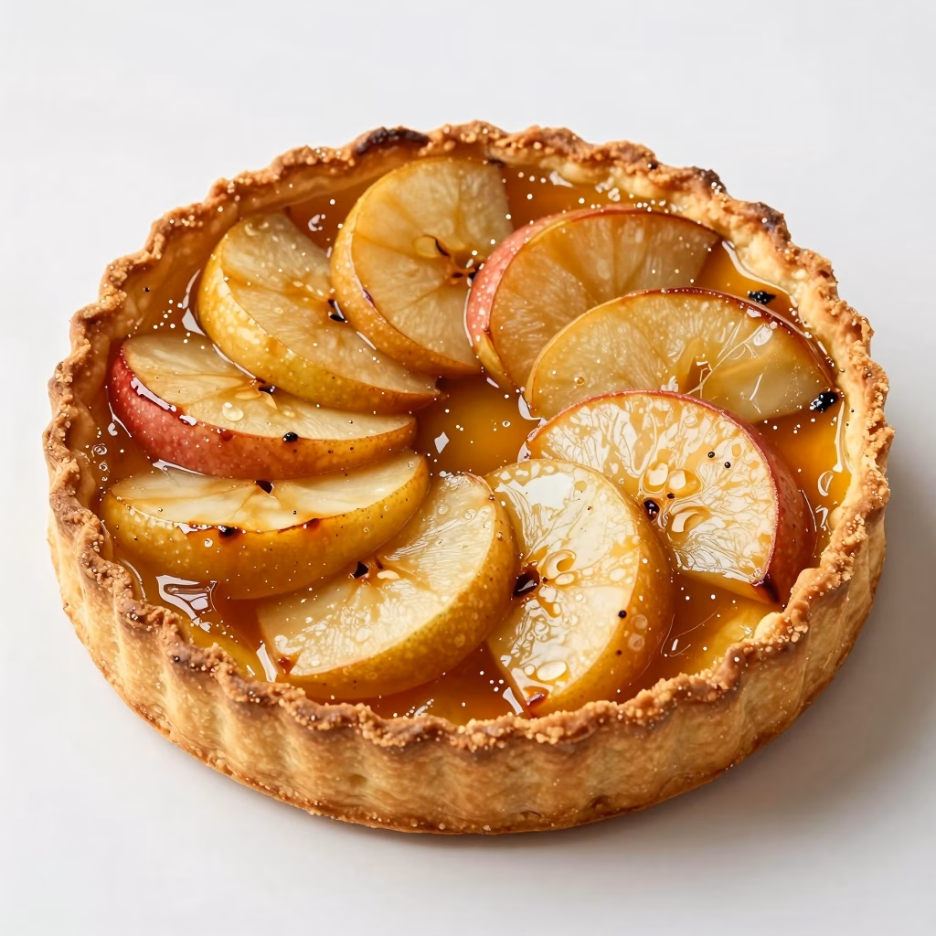 Tarte tatin pommes caramelisees dessert traditionnel francais