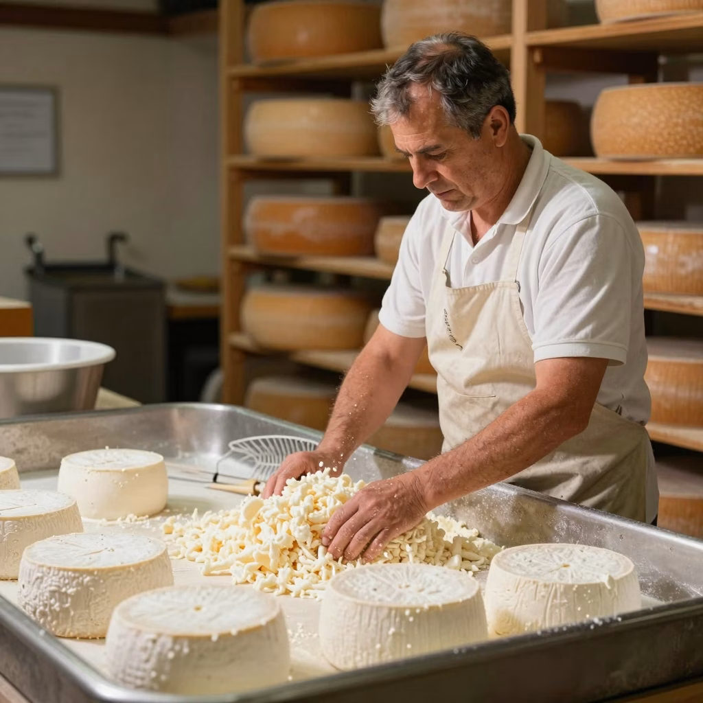 Fromager artisan fabrication fromage frais caille fromagerie traditionnelle fermiere