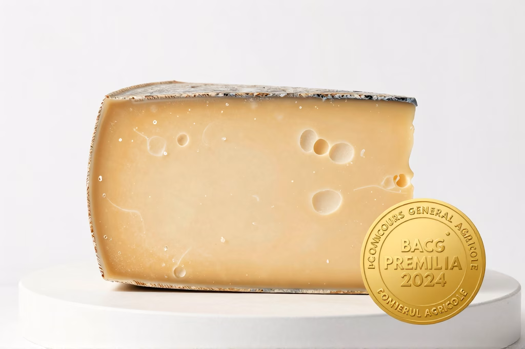 Fromage artisanal médaillé lors d'un concours au salon du fromage